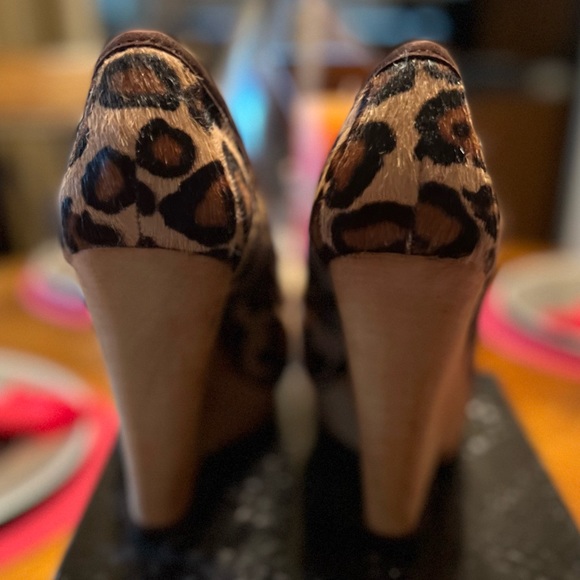 Womens Animal Print ‘Sam Edelman’ Wedges - Picture 2 of 5